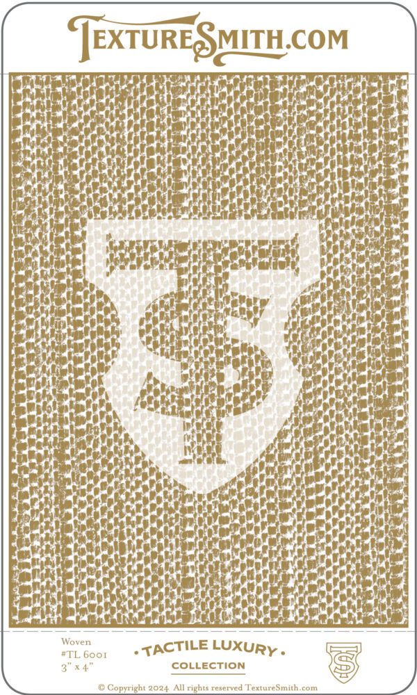 Woven Laser Cut Texture Paper Card TL6001