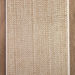 Woven texture sample on display card.