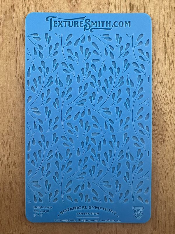 Delight Large BS4013R – Metal Clay or Polymer Clay Texture Mat