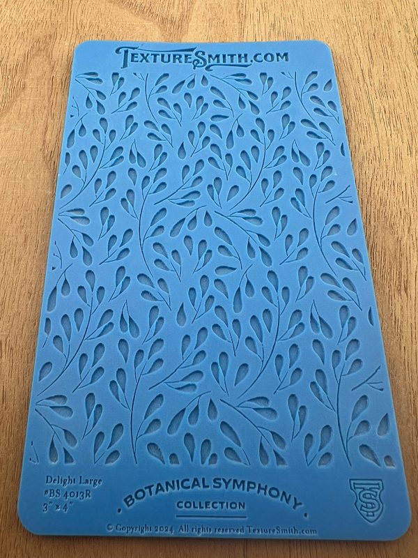 Delight Large BS4013R – Metal Clay or Polymer Clay Texture Mat