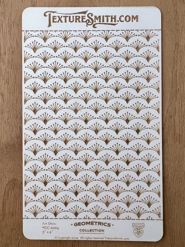 Geometric pattern design on wooden texture sheet.