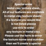 Textured wood background with ordering instructions.