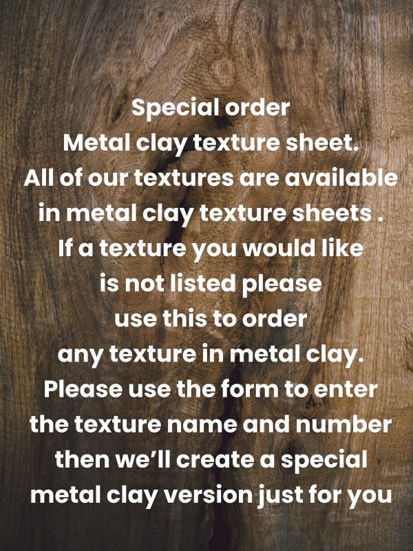 Textured wood background with ordering instructions.