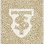 Brown and white dotted texture pattern.