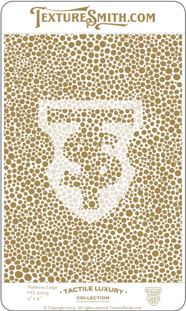 Brown and white dotted texture pattern.