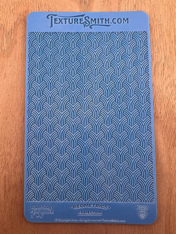 Wind Song GC2001R – Metal Clay or Polymer Clay Texture Mat