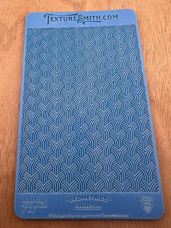 Wind Song GC2001R – Metal Clay or Polymer Clay Texture Mat