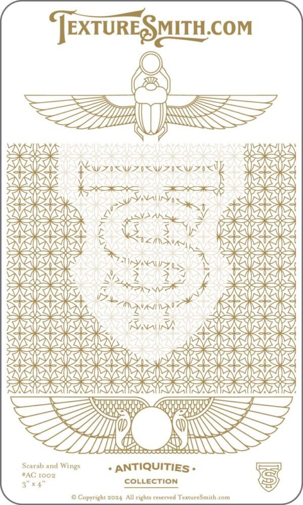 Intricate, gold-embossed design featuring an eagle and a shield with ornate patterns.