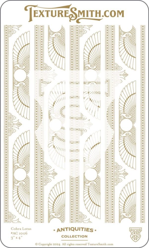 Intricate vintage-style lace fabric with geometric and floral patterns.