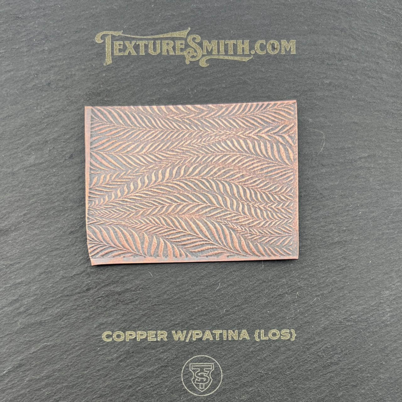 Copper sheet with Wupatki texture pattern.
