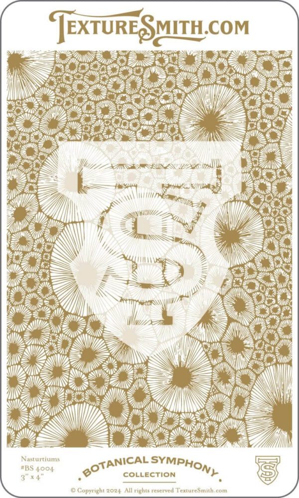 Intricate geometric pattern with a central monogrammed design.