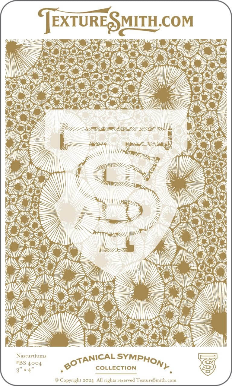 Intricate geometric pattern with a central monogrammed design.
