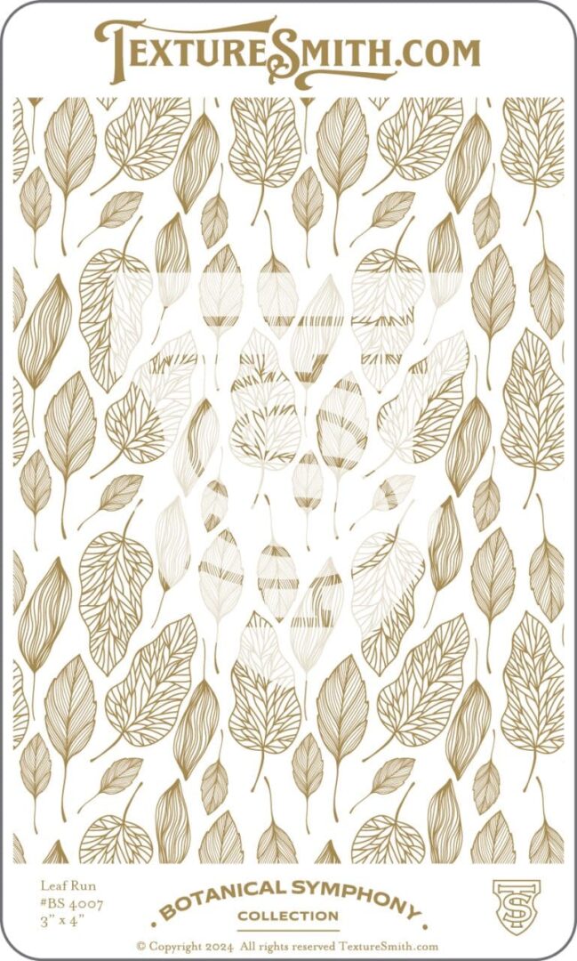 Elegant wedding invitation with gold leaf design and script font.