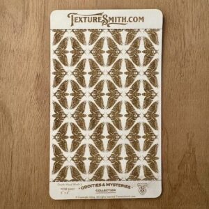 Sheet of vintage-style decorative stencil patterns of birds.