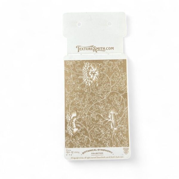 Packaged dried herbs with a clear front and white label.