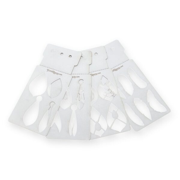 White decorative collar with petal-like cutouts.