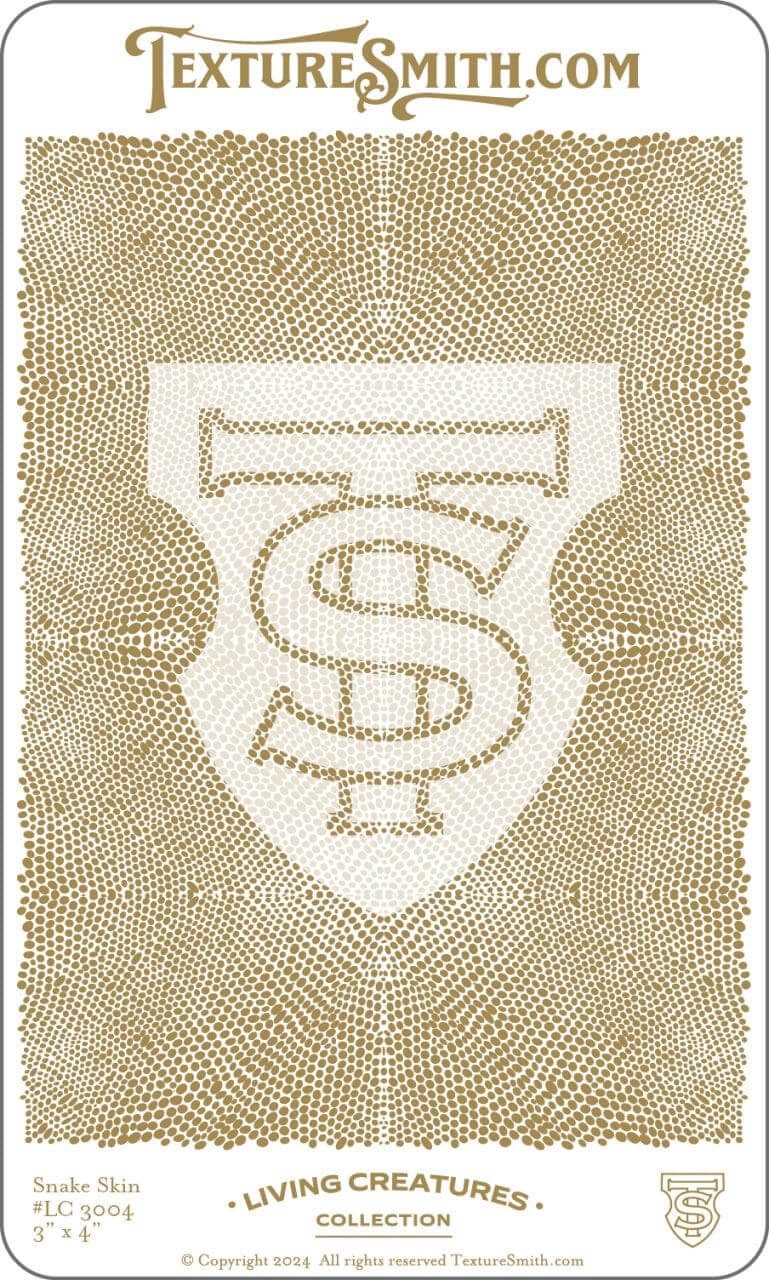 An intricate design featuring intertwined letters on a textured background.