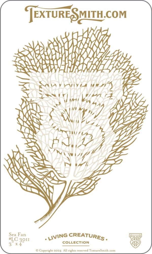 Intricate golden feather with abstract calligraphy inside.