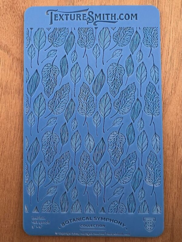 Leaf Run 4007R -Metal Clay and Polymer Clay Texture Mat