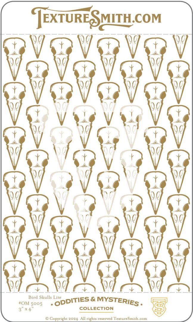 Repeating pattern of stylized light bulbs with geometric elements on a white background.