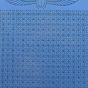 Scarab and Wings - Rubber Texture Mat