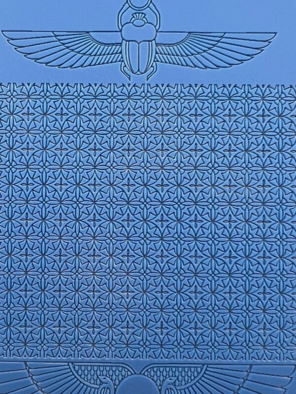 Scarab & Wings AC1002 – Metal Clay and Polymer Clay Rubber Texture Mat