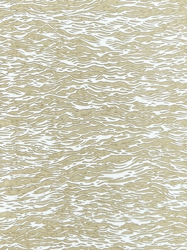 Close-up of flowing wave texture