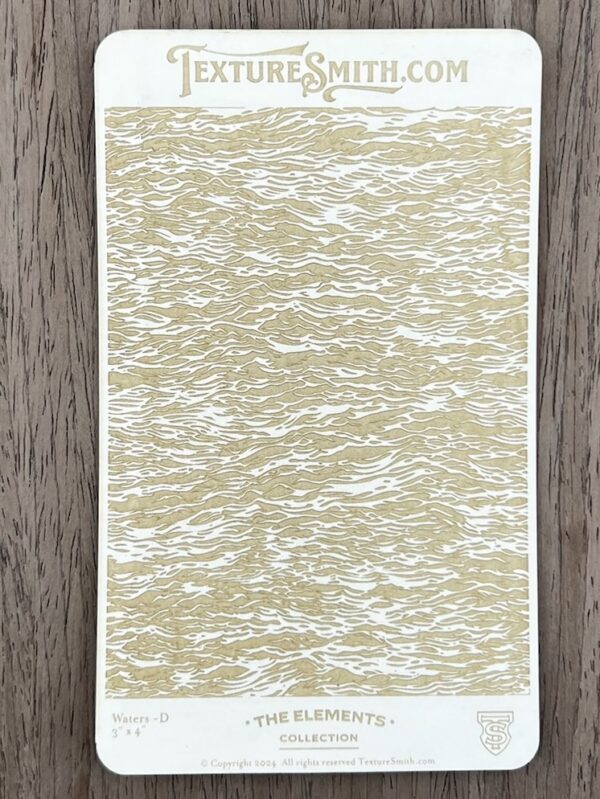 Textured design with wavy patterns