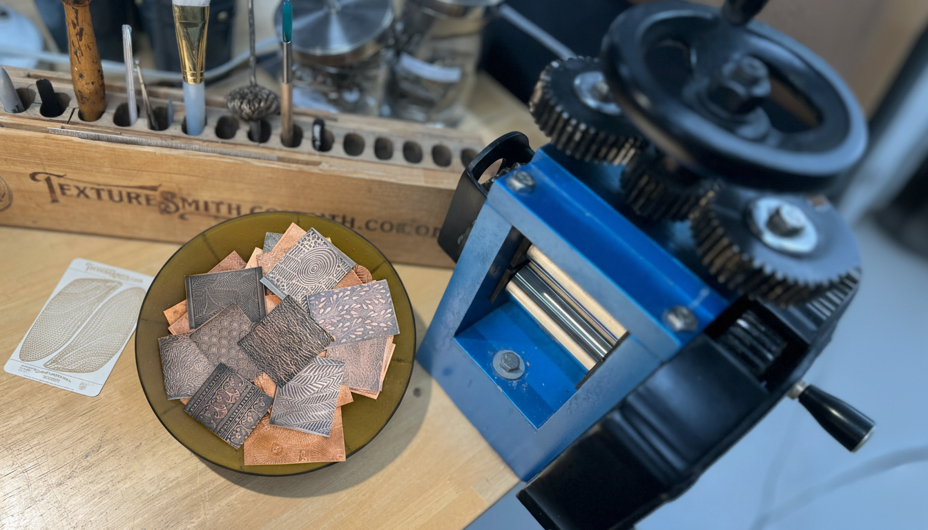 Rolling meal with samples of textures from texturesmith.co