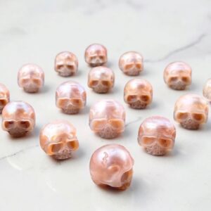 Pearl Skull: Pink, Half Jaw