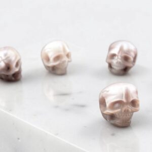 Pearl Skull: White, Full Jaw